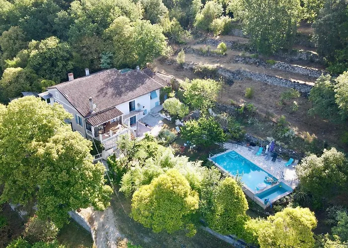 Mas Des Traves Anduze Avec Piscine Prázdninový dům